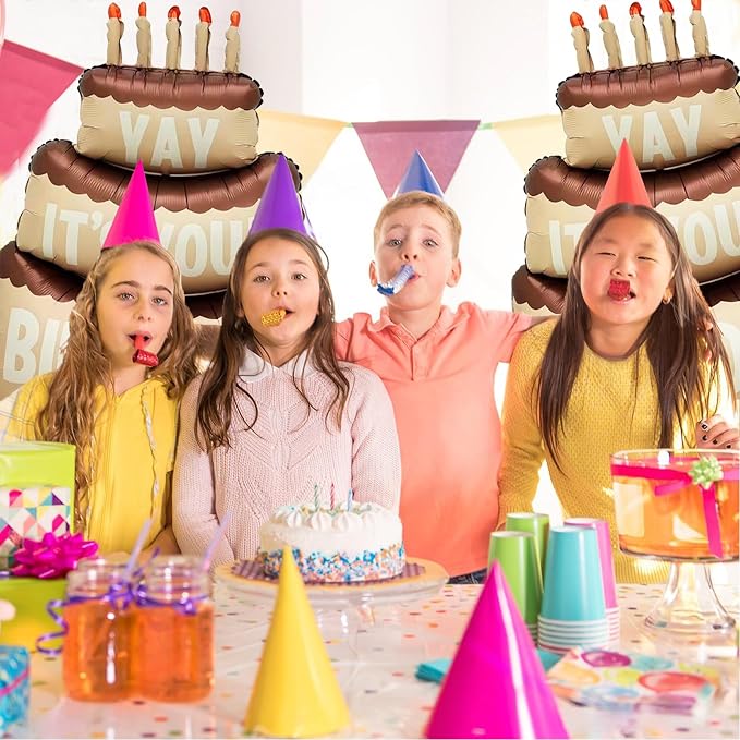 35" 2pk Happy Birthday Foil Balloons "Yay", Yay balloon, - Image 3