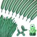 100pcs Sage Green 260 Balloons, Thickening Latex Green 260q Balloon by KUULBELAballoons