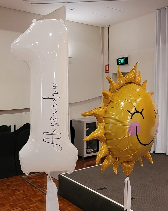 White 11 Balloon - Image 3