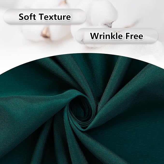 10ft x 10ft Hunter Green Backdrop Curtains - Image 7