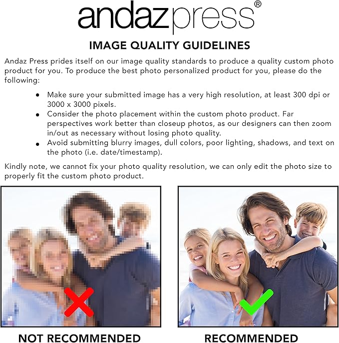 Andaz Press Bulk Photo Personalized Gift and Party Favors Collection, Round Circle Label Stickers, Custom Photo, 40-pack