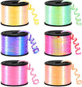 BEISHIDA 6 Assorted Colors Shiny Curling Ribbons Balloon String Ribbons by Beishida
