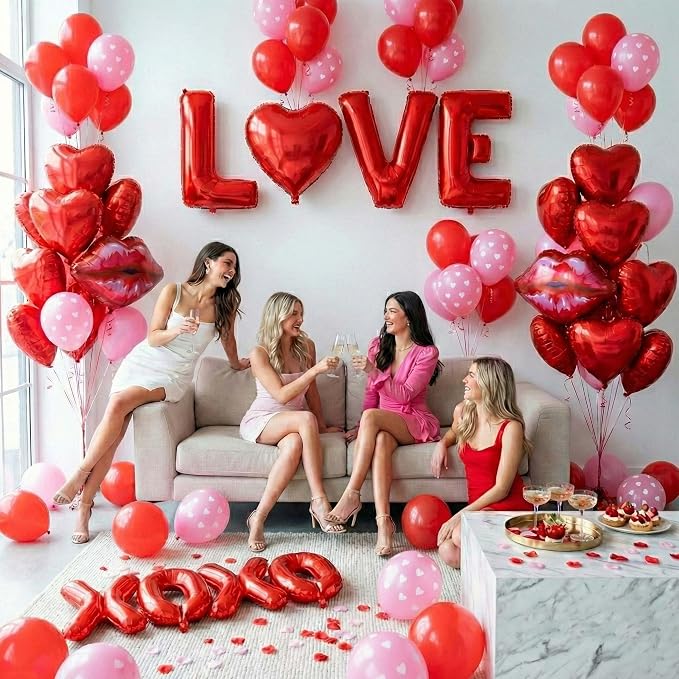 Valentine's day Balloon Garland kit 125Pcs Valentines Day Balloon Arch - Image 8