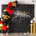 COKAOBE Black Shimmer Wall Backdrop, Photo Backdrops by COKAOBE