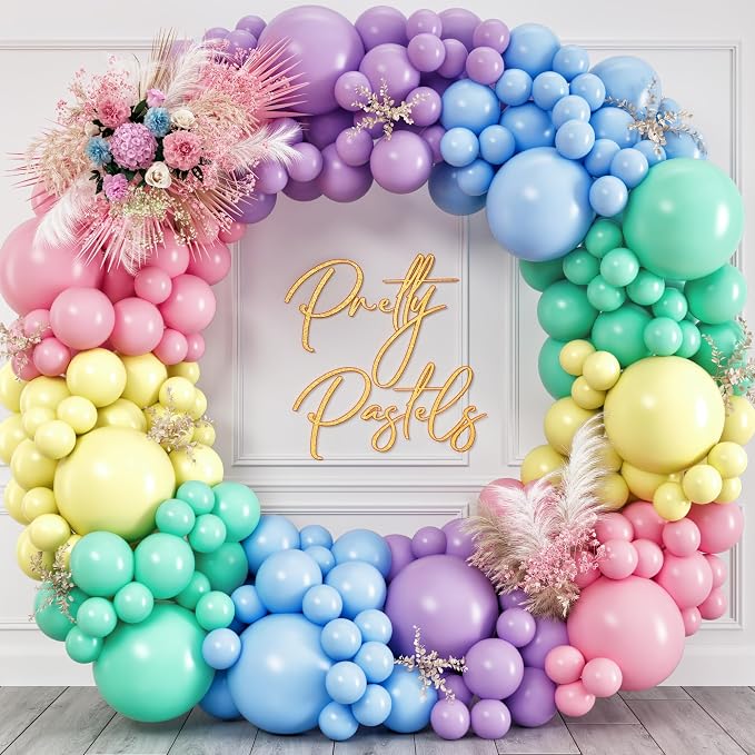 ALL-IN-1 Pastel Balloon Arch Kit - Image 9