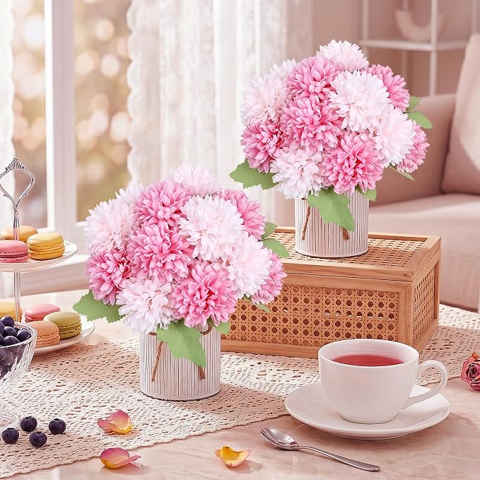 6 Set Pre-Made Flower Table Centerpieces - Image 3