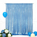Eternal Beauty Baby Blue 3mm Sequin Backdrop 8x10 Ft by EternalBeauty