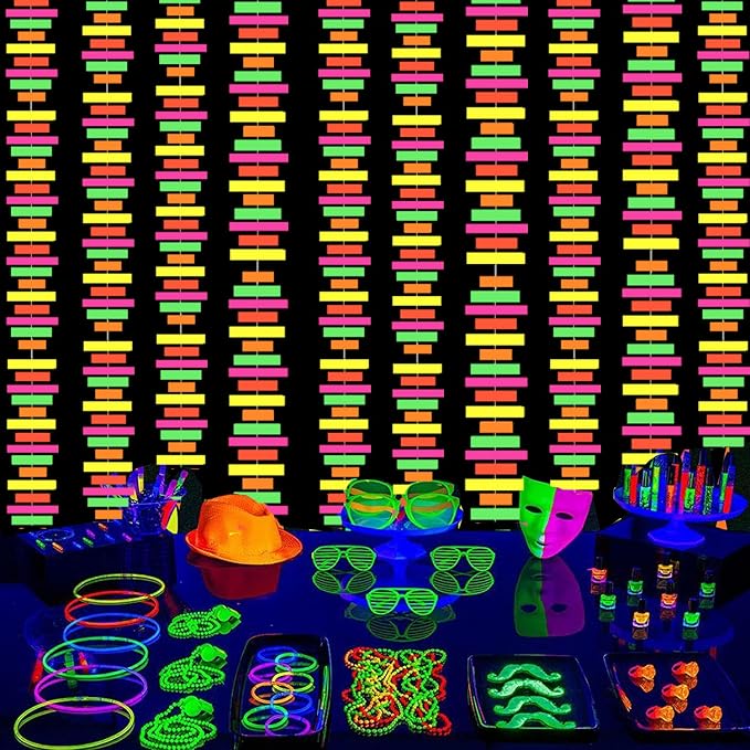 54ft UV Reactive Neon Streamers - Image 7