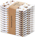 Urban Villa Dinner Napkins Honey Bee Print Cloth Napkins (Set of 12) Oversized 20x20 Inches 100% Cotton Premium Quality Soft Durable with Mitered Corners Reusable Washable Everyday Use Parties Napkins