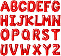16 Inch Letter Balloons Mylar Foil Alphabet Letter A-Z Balloons Set by LIOZEOKUN