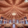 6 Panels Caramel Ceiling Drapes by Shillance