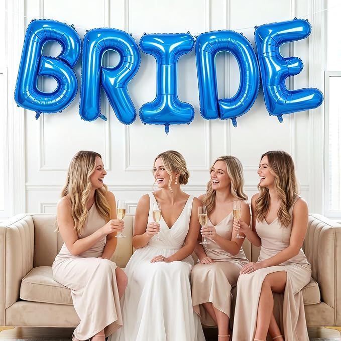 BRIDE Balloons Bachelorette, 40 Inch Foil Mylar, Helium-fillable, - Image 4
