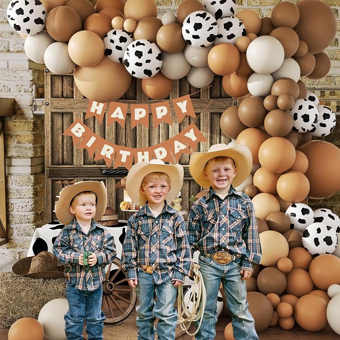 141pcs Cowboy Balloon Garland Arch Kit - Image 5