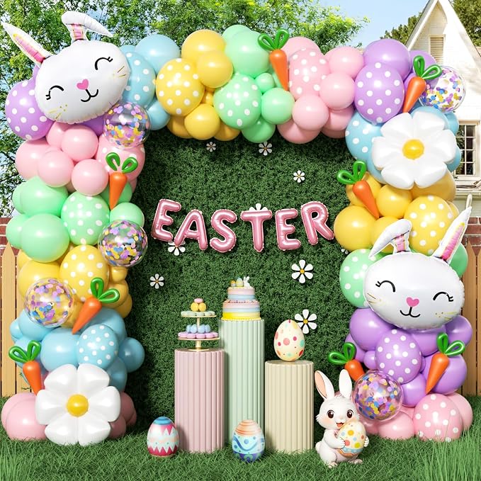 171Pcs Easter Balloon Arch Kit by Unknown