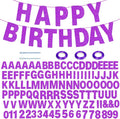 116 Pcs DIY Glitter Customizable Banner Kit Custom Banner Including 111 Letters by ZJWZSLI