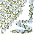 Findosom Total 12.4Ft Artificial Flowers Garlands by Findosom