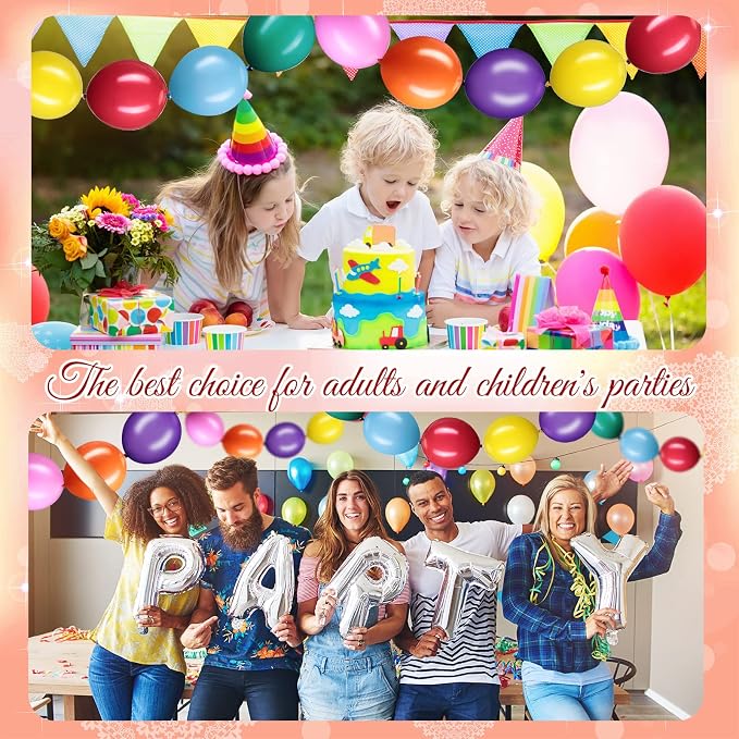 100 Pcs Link Balloon Quick Linking Latex Connected Balloons Linkable - Image 4