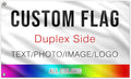 Double Sided Custom flag 5x8 FT Design Print Your Own Logo/Picture/Photo/Text by MisnestCustom