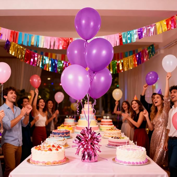 Balloon Weights Pink 6Pcs | Perfect - Image 6