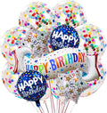Birthday Decoration Set Colorful Happy Birthday Banner Balloon by OSAMUHA