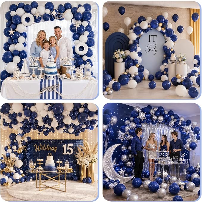 Navy Blue Balloons - Image 8