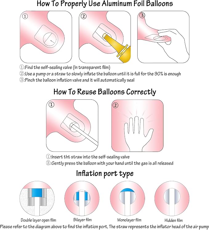 Macaron Pink Number 4 Balloon 40in Large Helium Foil Polyester Film Balloon | - Image 3