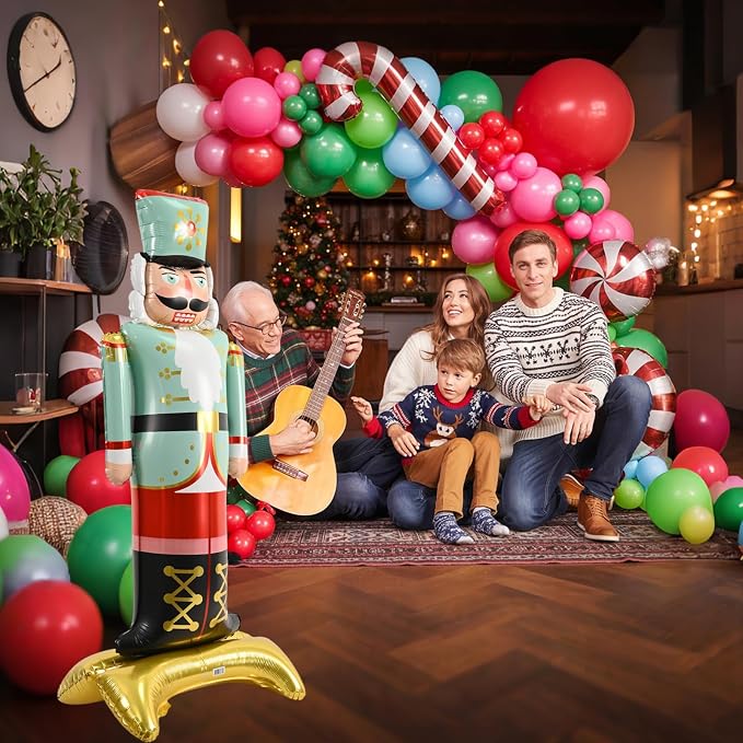 48" Large Nutcracker Foil Balloon - Image 5