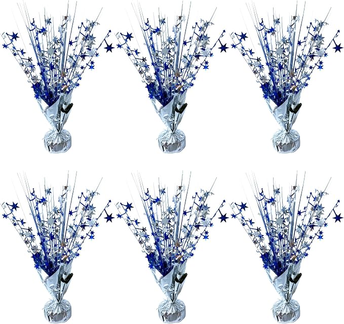 Graduation Table Centerpiece Party Decoration Foil Spray Centerpiece | Star by FUBININA