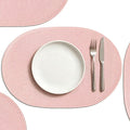AHHFSMEI Placemats Set of 6 for Dining Table Washable Woven Non-Slip 18x12 by AHHFSMEI
