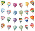 4 Packs Hot Air Balloon Theme Garland Banner Set – Watercolor Balloon Party by Jajajuegos