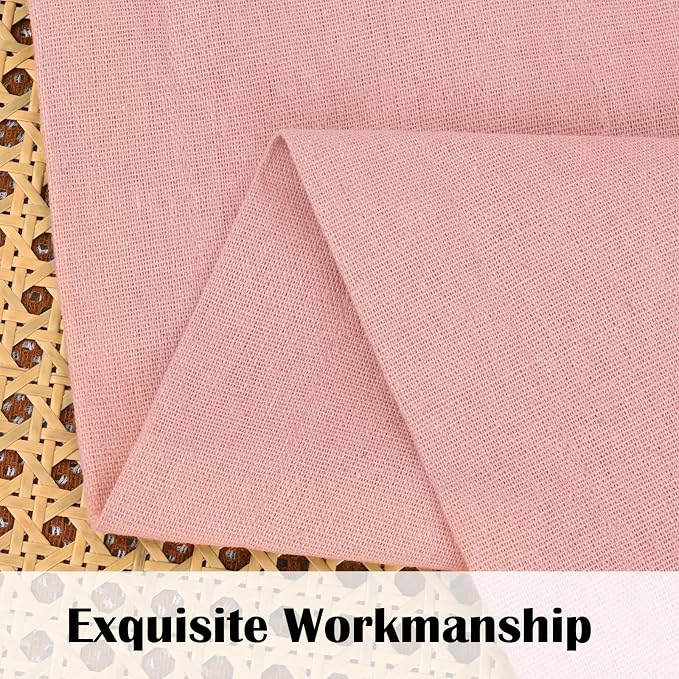 Farmhouse Cotton Linen Curtains - Image 4