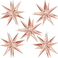 ZAKVOOR 60 Pcs Star Balloons 12 Spike Foil Explosion Party Decoration Balloons by ZAKVOOR