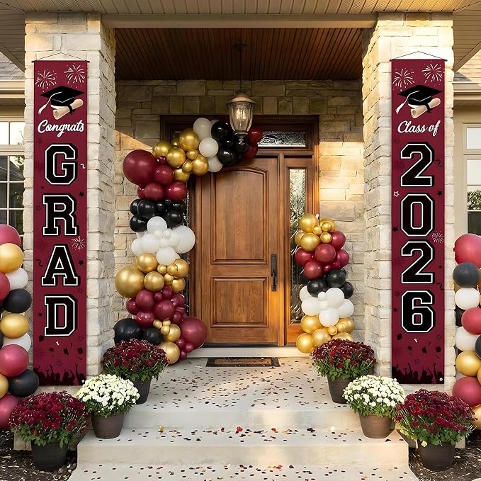 Graduation Decorations 2026 Porch Banner, Congrats Grad Class of 2026 Banner - Image 6