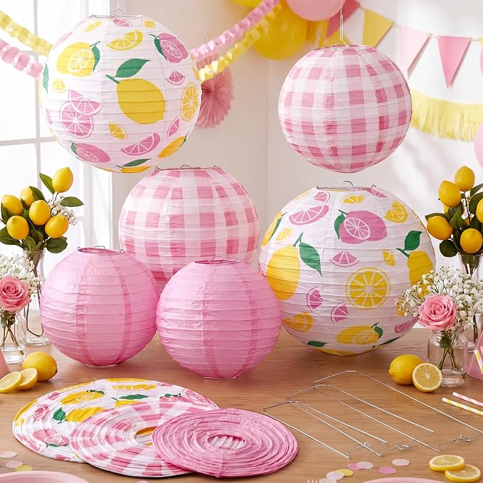 Baquler 12 Pcs Paper Lanterns Party Decorations, Hanging Paper Lanterns in 3 - Image 5