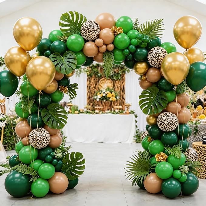 Green Balloons Birthday Party Balloons - Image 7