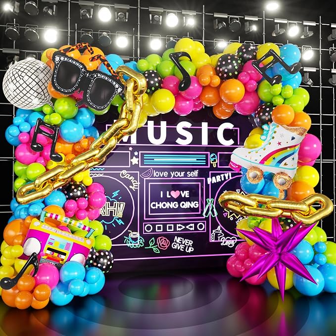 90s 80s Disco Theme Party Decorations by Woaipati
