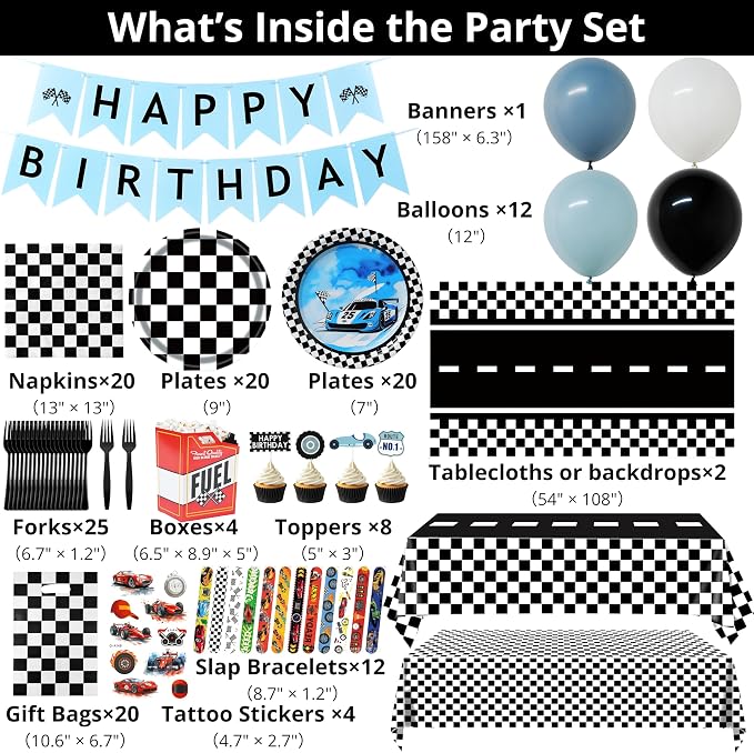 SUPER All-in-One Race Car Party-Ready Decorations & Supplies - Image 2