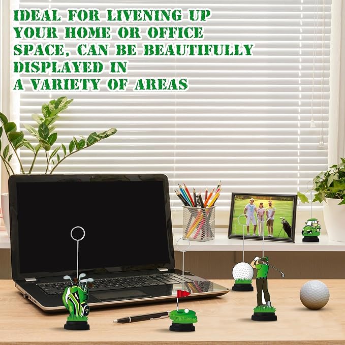 RattanView 5 Pcs Golf Ball Photo Balloon Holder Table Centerpieces Holders Golf - Image 6