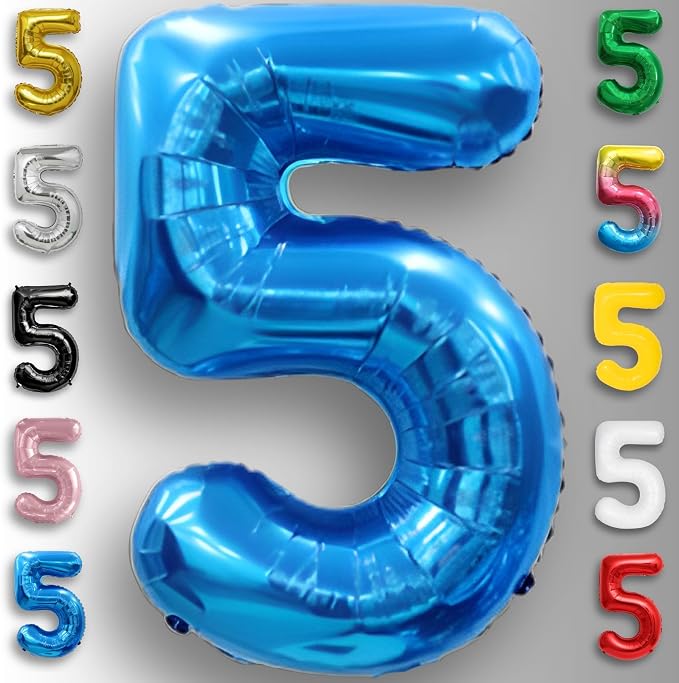 Black Number 0 to 9 Mylar Balloon 40 Inch - Image 3