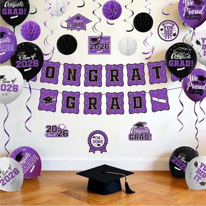 2026 Graduation Party Supplies Kit - Image 4