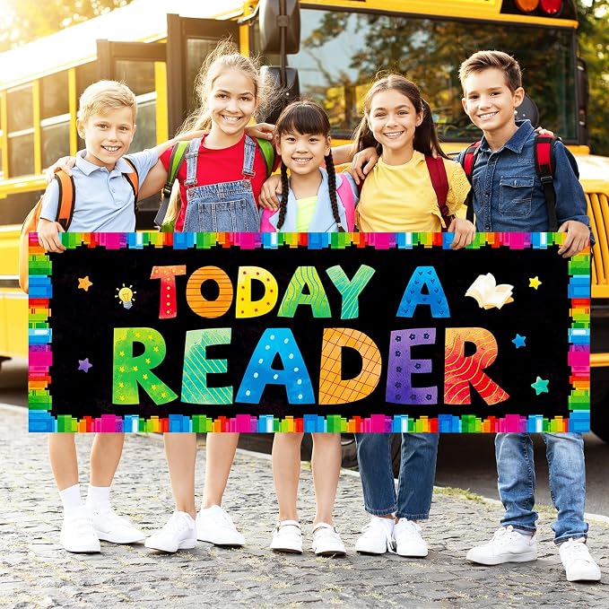 COCHIE Classroom Decorations Reading Banner Poster - Image 4