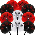 Jetec 10 Pcs Chinese Folding Hand Fans, Oriental Japanese Paper Handheld Fans by Jetec
