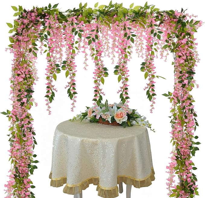 Lvydec Wisteria Artificial Flowers Garland - Image 3