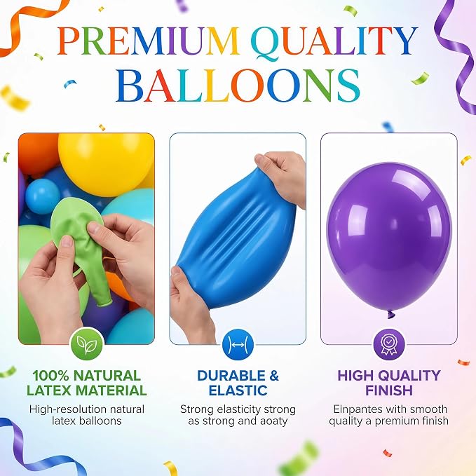 Assorted Rainbow Balloon Column Stand Kit - Image 5