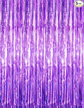 GOER 3.2 ft x 8.2 ft Metallic Tinsel Foil Fringe Curtains Party Photo Backdrop by GOER