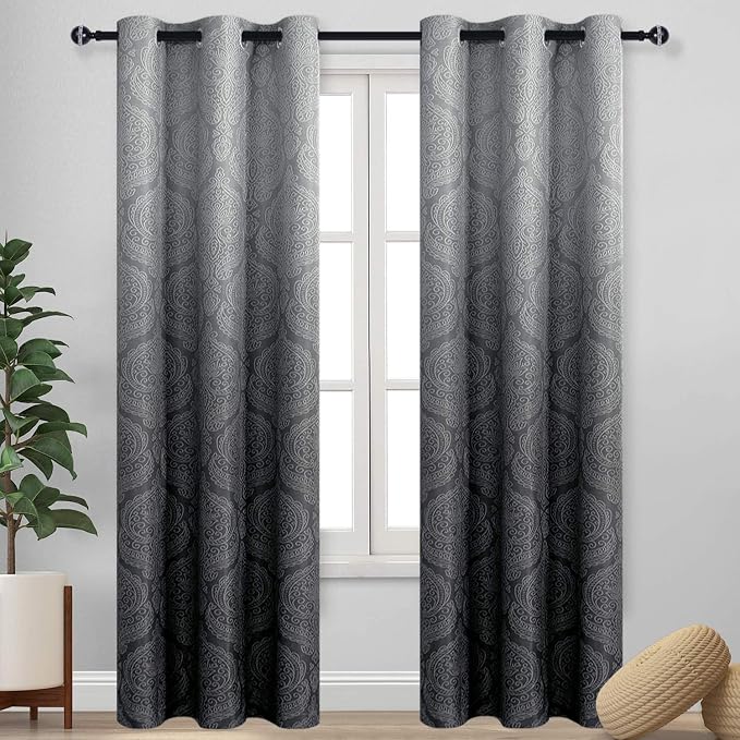 DWCN Ombre Blackout Curtains for Bedroom by DWCN