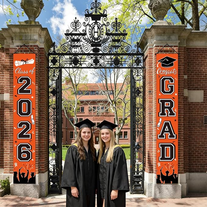 Graduation Decorations 2026, Graduation Banner Class of 2026, Congrats Grad - Image 4