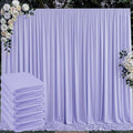 30 ft x 10 ft Wrinkle Free Lavender Backdrop Curtain by Outpain