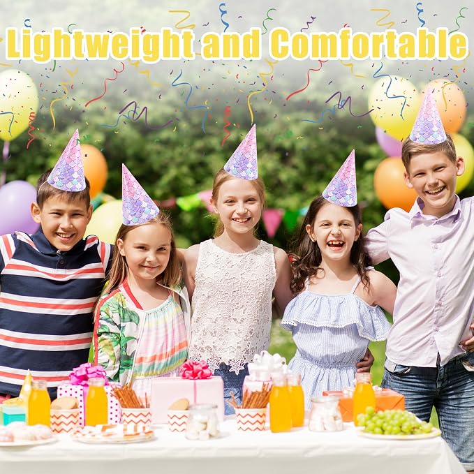 CANREVEL 12 PCS Party Hats for Adults and Kids, Party Headwear | Birthday - Image 2