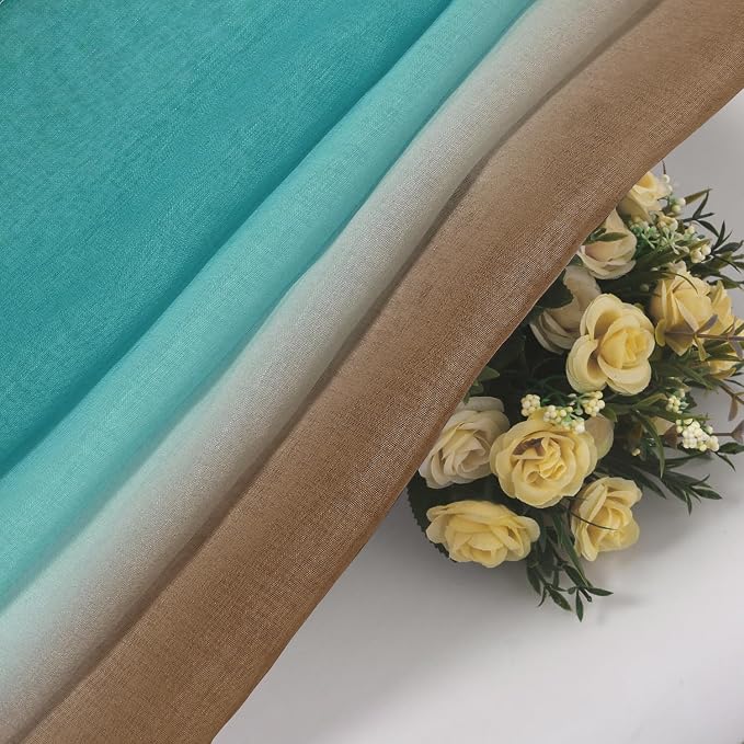 DWCN Ombre Sheer Curtains - Image 4